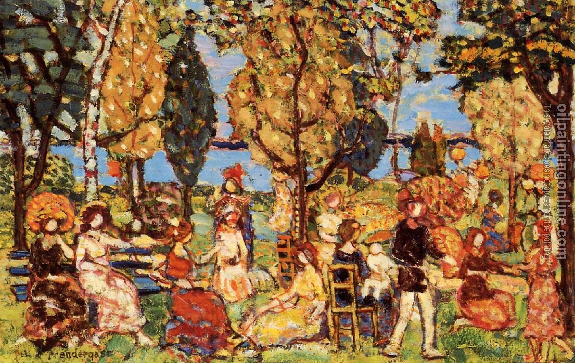 Prendergast, Maurice Brazil - In the Park